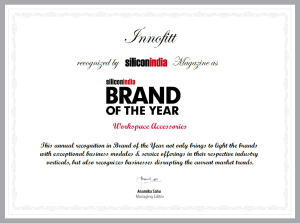 Innofitts Brand of the Year Certificate